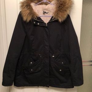 h&m divided winter coat
